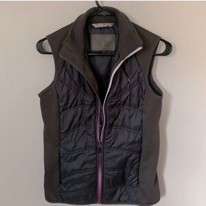 Women's Dark Gray Quilted Vest